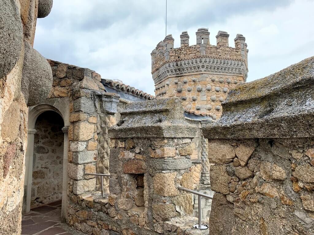 Una de las almenas defensivas del castillo