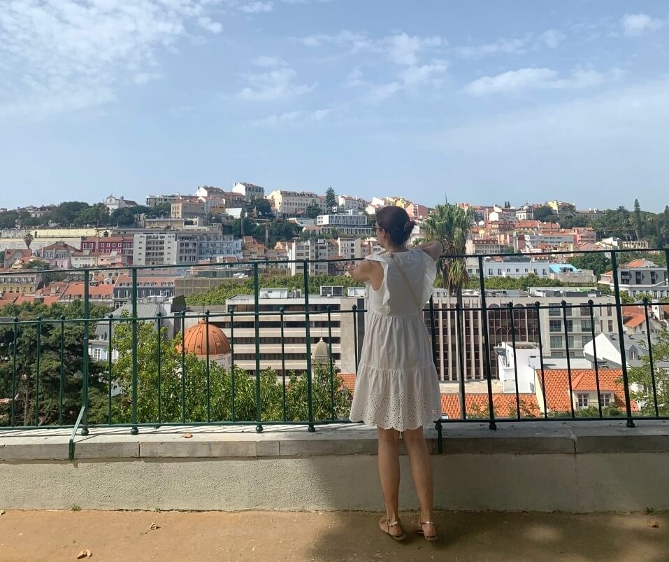 El Bairro Alto desde el Mirador do Torel