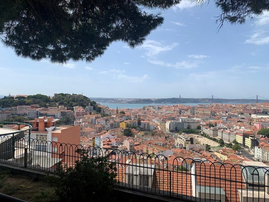 Lisboa desde el Mirador da Senhora do Monte