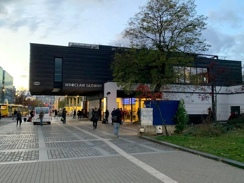 Estación de tren de Wroclaw