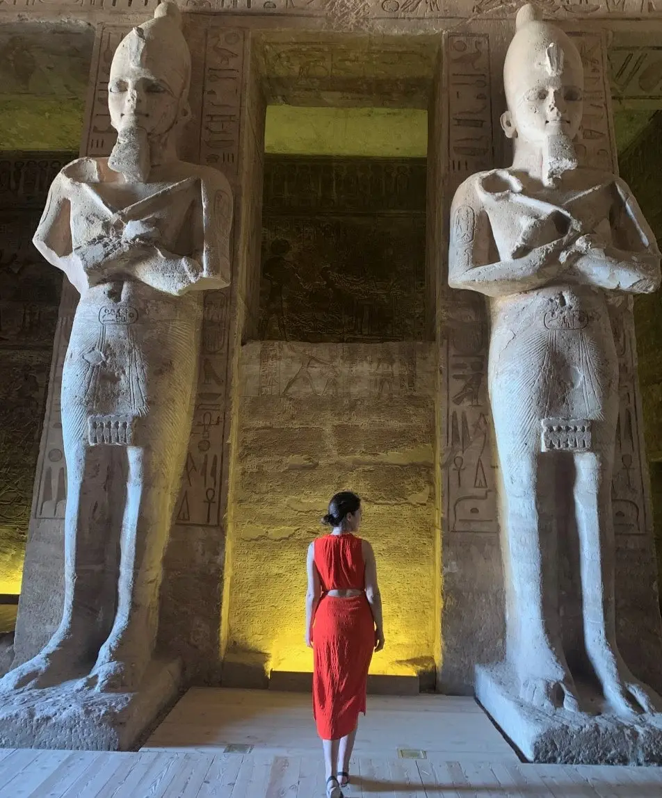 Sala Hipóstila del Gran Templo de Abu Simbel