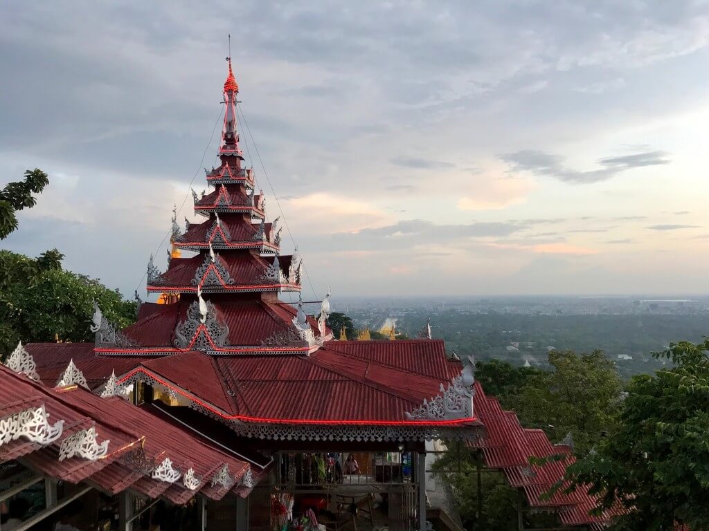 Parte superior de la Mandalay Hill