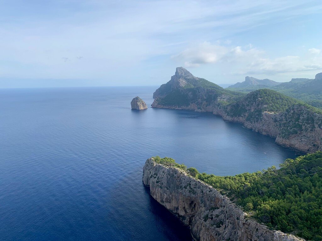 El islote de Colomer desde el mirador del mismo nombre