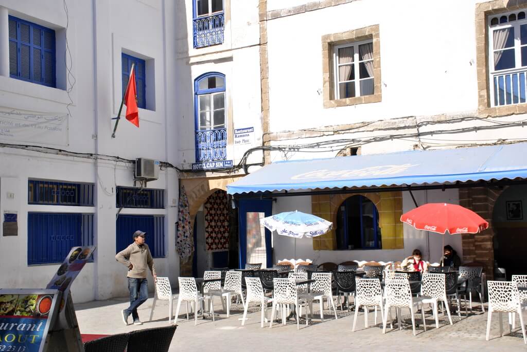 Rincones blancos en Essaouira