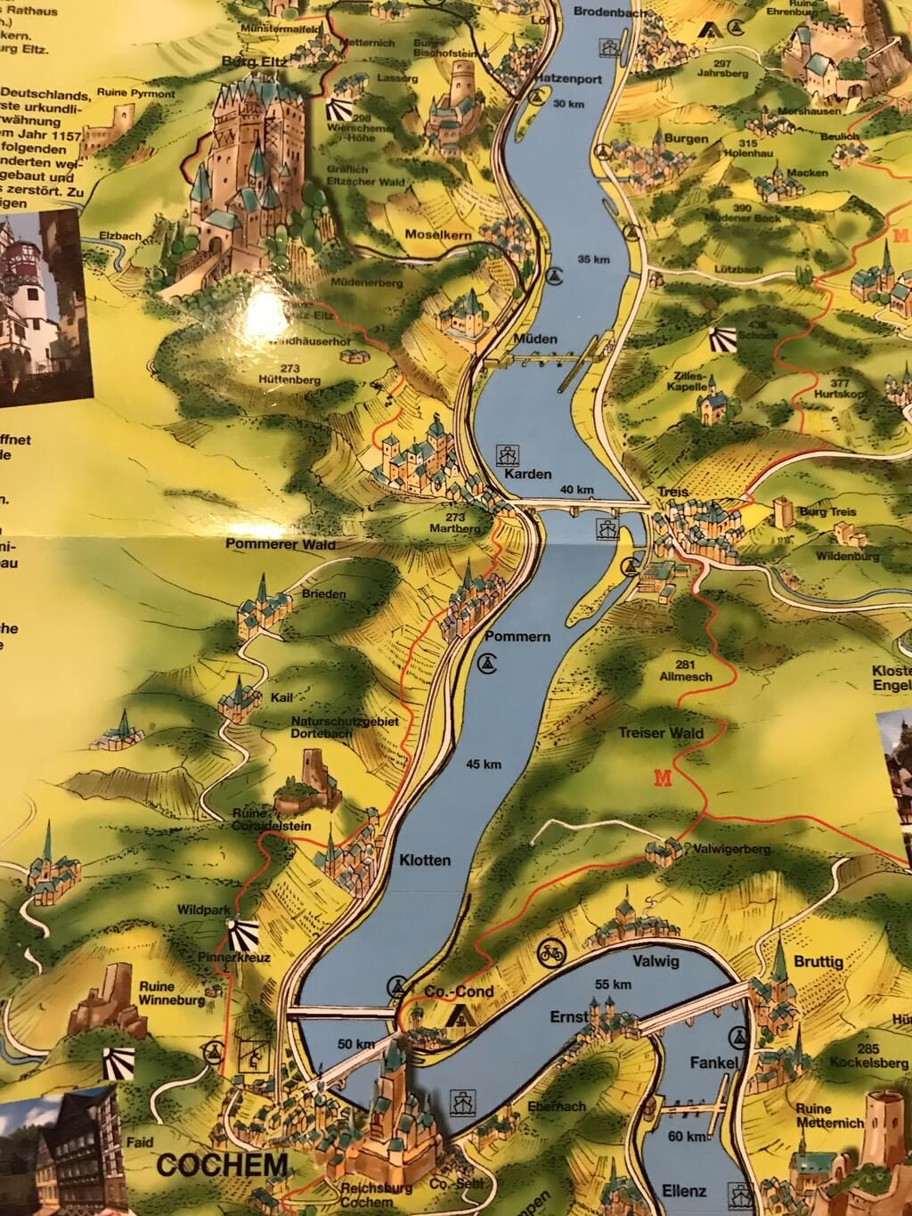El río Mosela ruta por el valle del Mosela