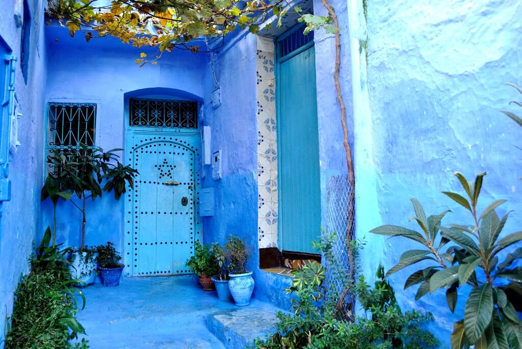 Rincones azules de Chefchaouen