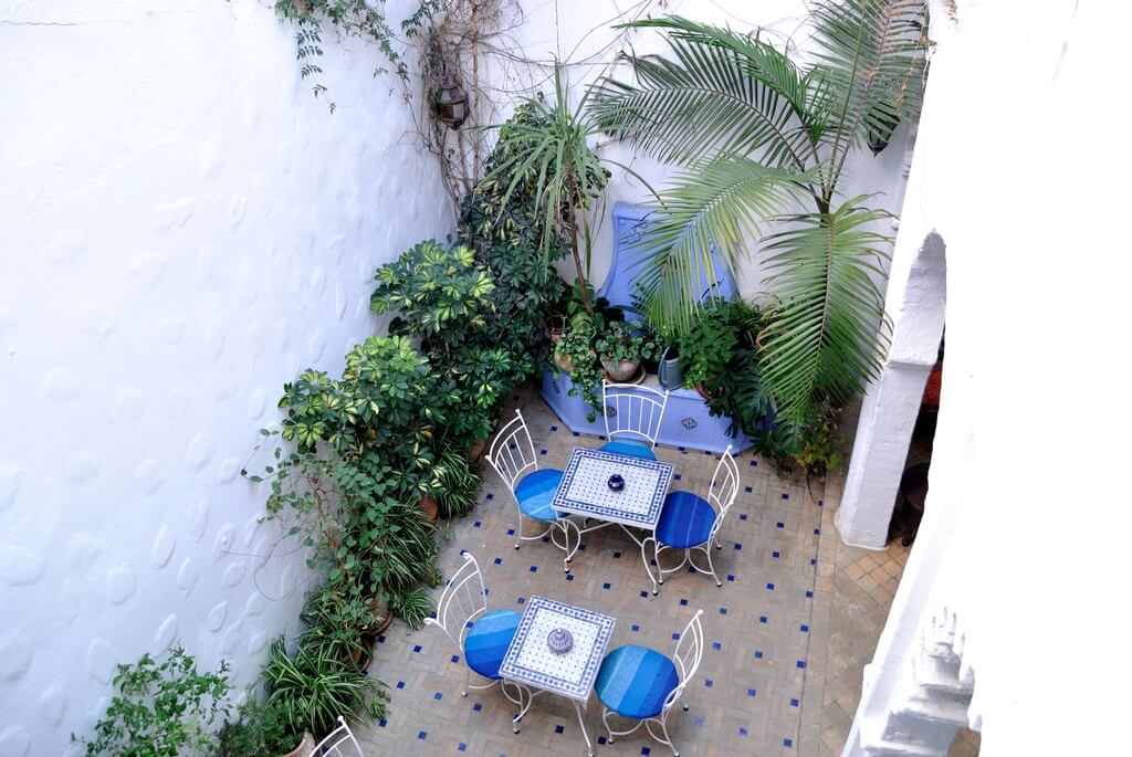 Patio interior del riad