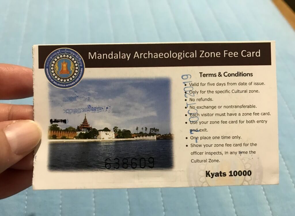 Mandalay Zone Ticket