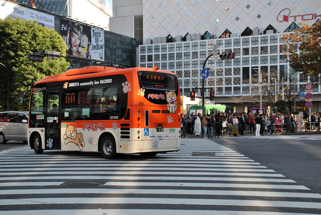 Centro comercial frente al cruce de Shibuya