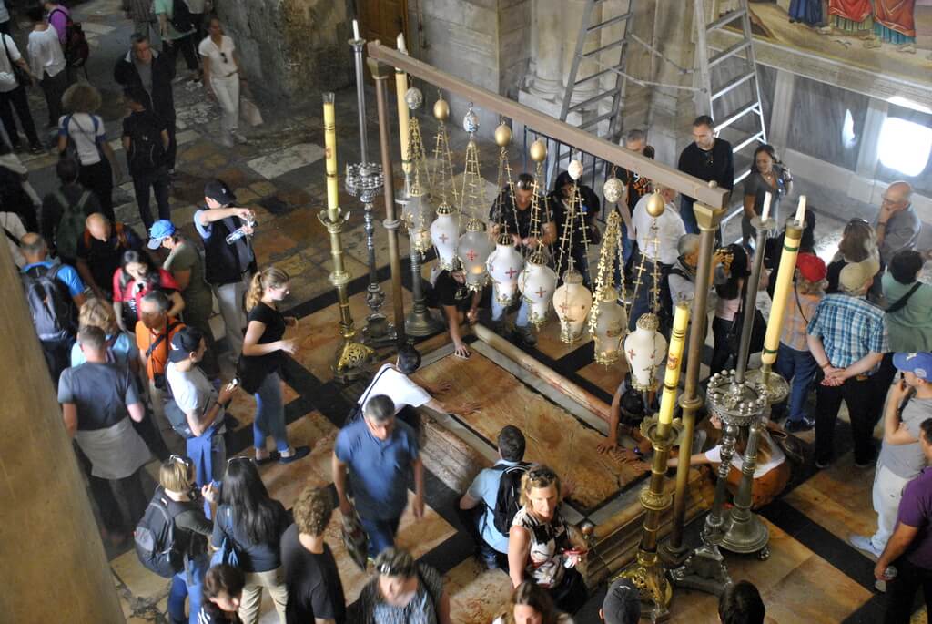 Piedra de la Unción. Iglesia del Santo Sepulcro