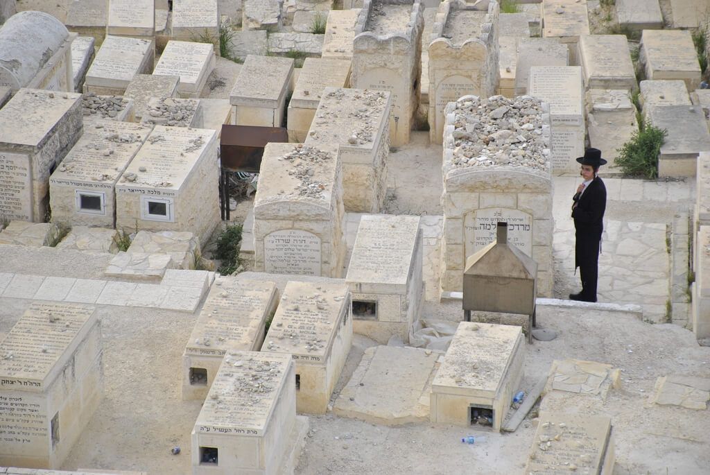 Cementerio judío en la colina del Monte de los Olivos