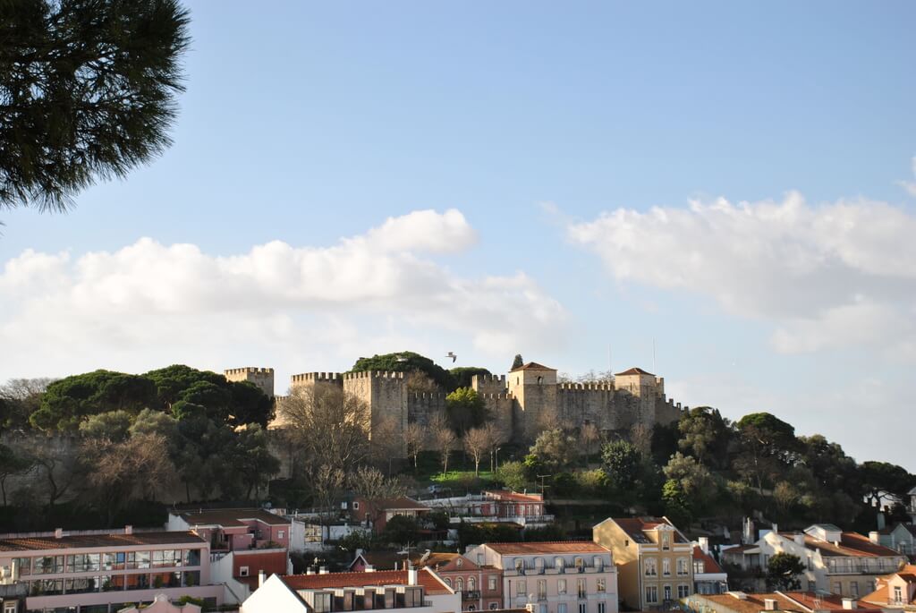 Castillo de San Jorge desde el Mirador da Graça