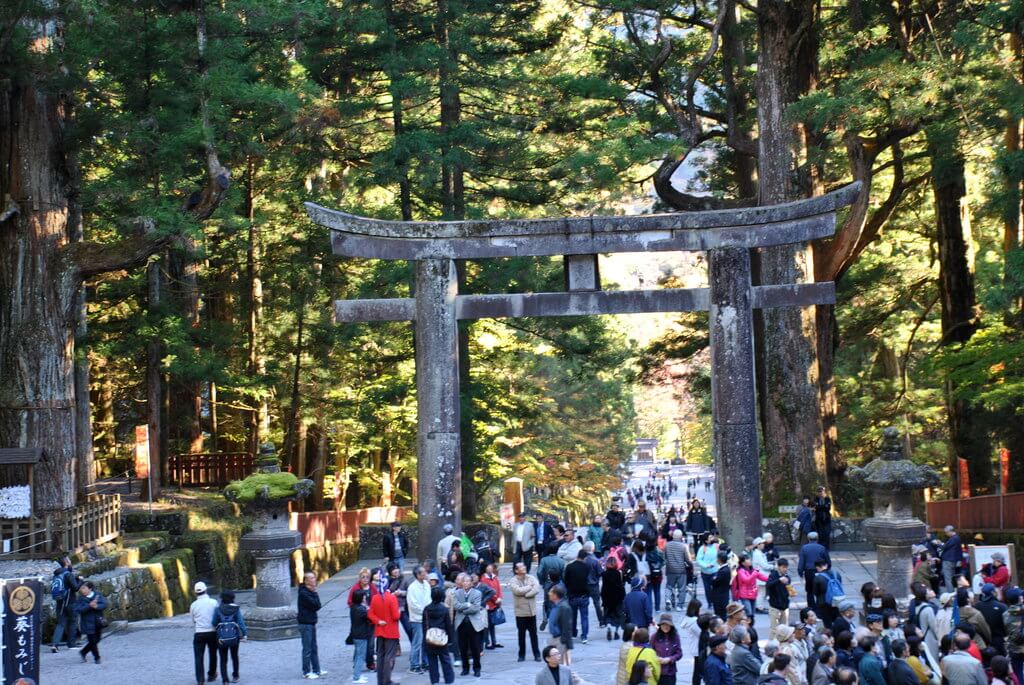 Torii de entrada al Santuario Toshogu