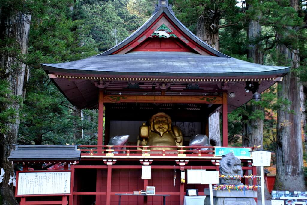 Salón del dios Daikokuten en el Santuario Futurasan