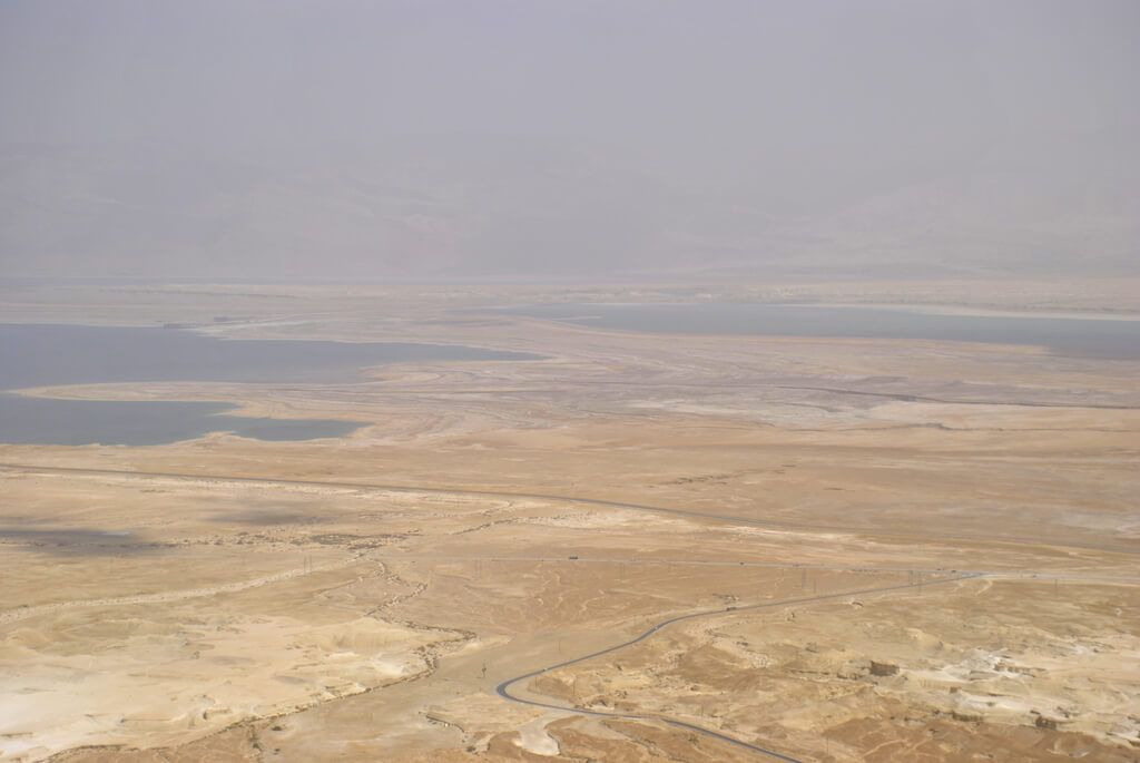 Mar Muerto desde la Fortaleza de Masada