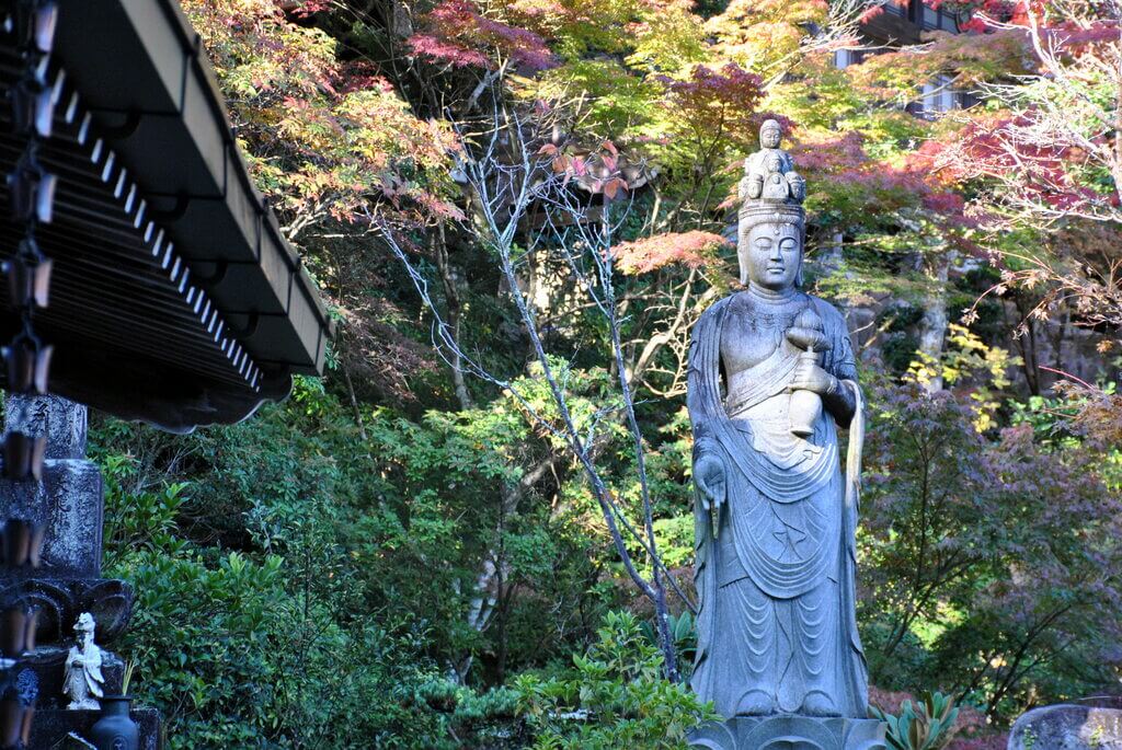 Diosa Kannon, diosa de la compasión. Interior del Templo Daisho-in