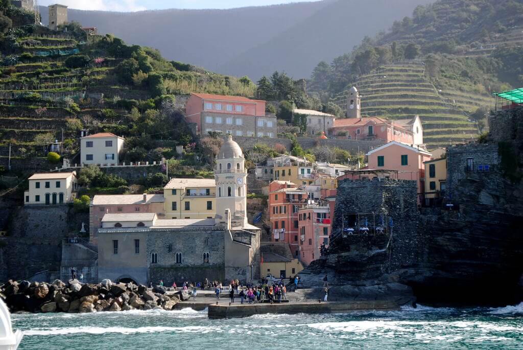 Vernazza desde el mar