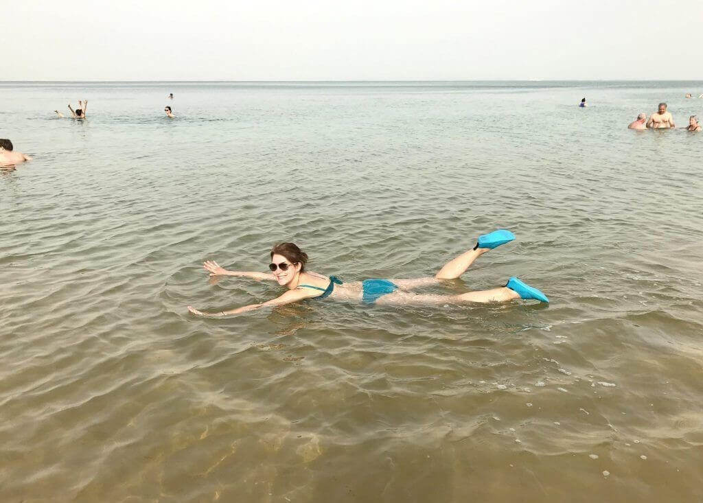 bañarse en el Mar Muerto