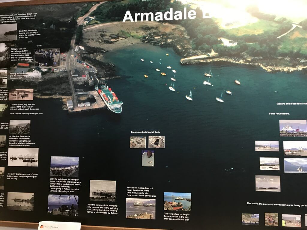 Póster del puerto de Armadale