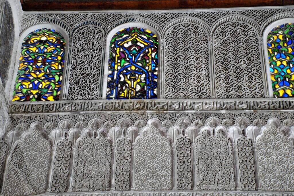 Detalle de la piedra tallada, Madrasa Attarine