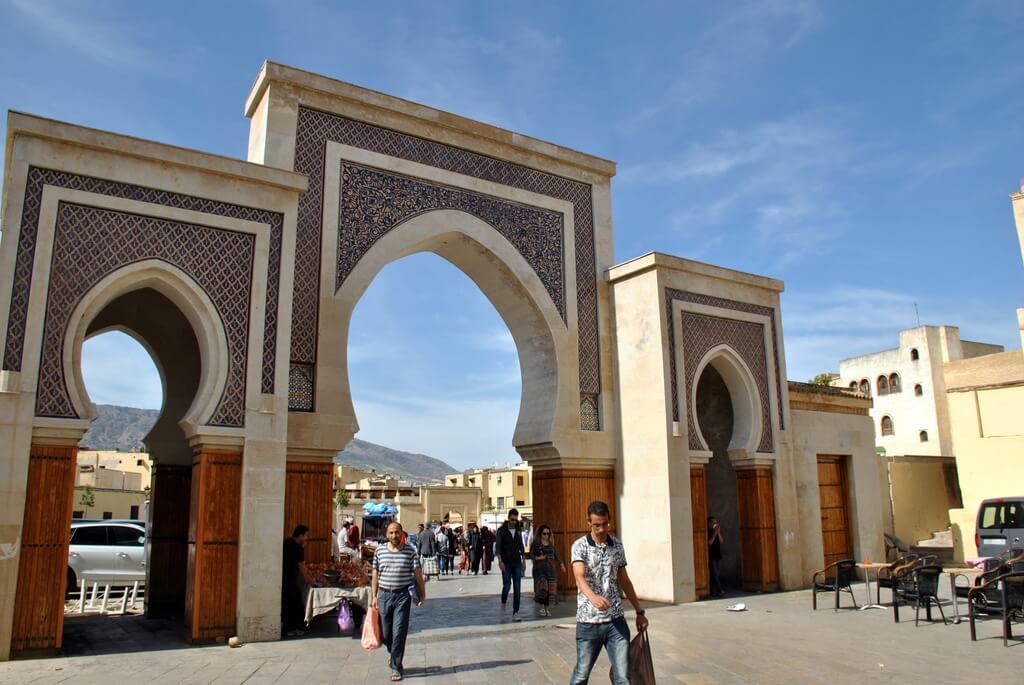 Puerta de salida de la Plaza R´cif