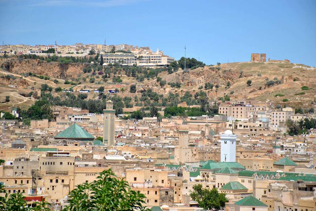 Medina de Fez desde un mirador del barrio andalusí