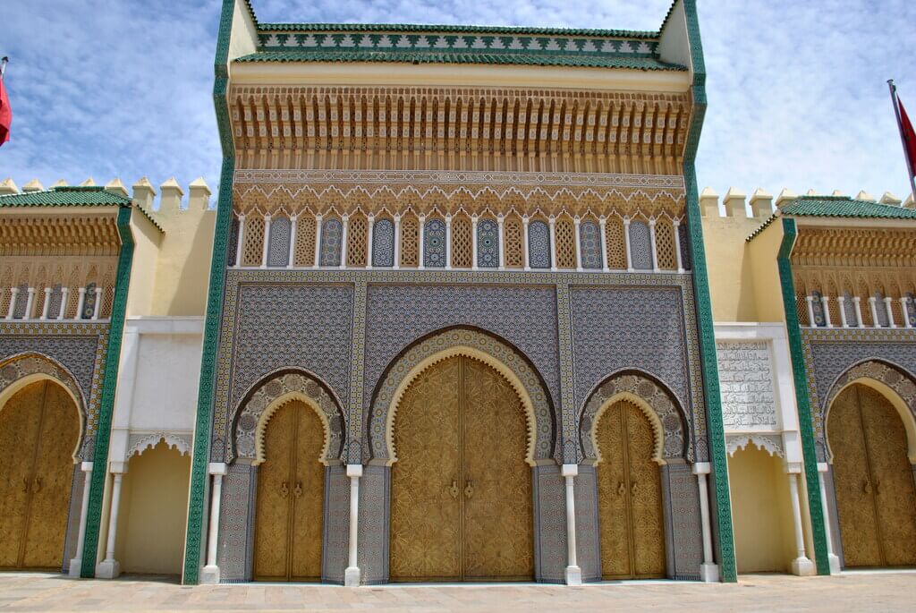 Fachada del Palacio Real de Fez