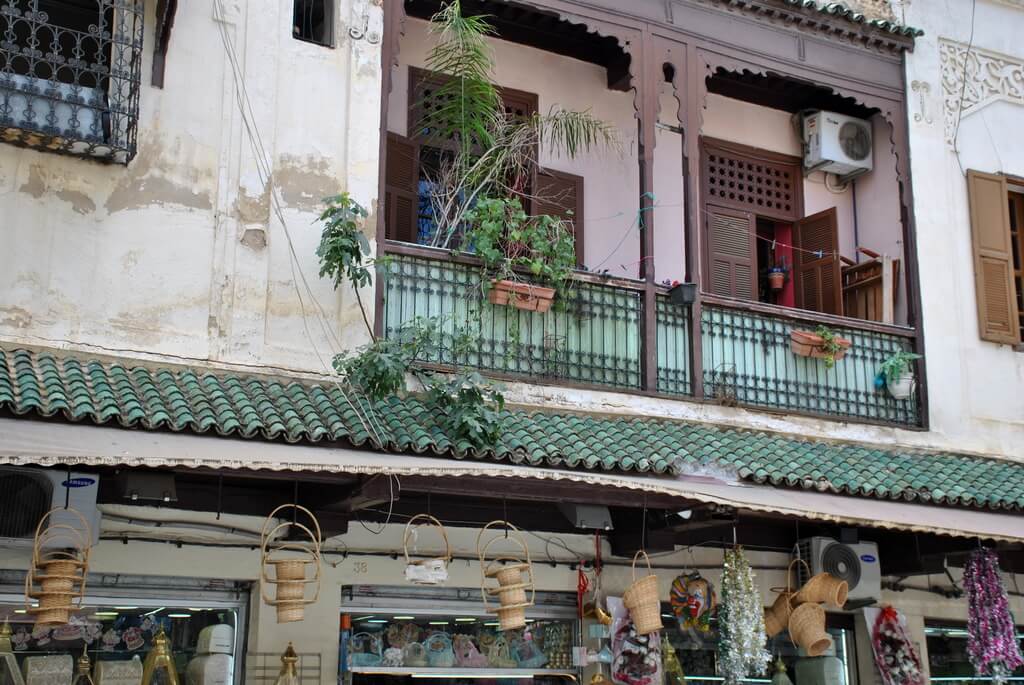 Balcones de madera del Mellah