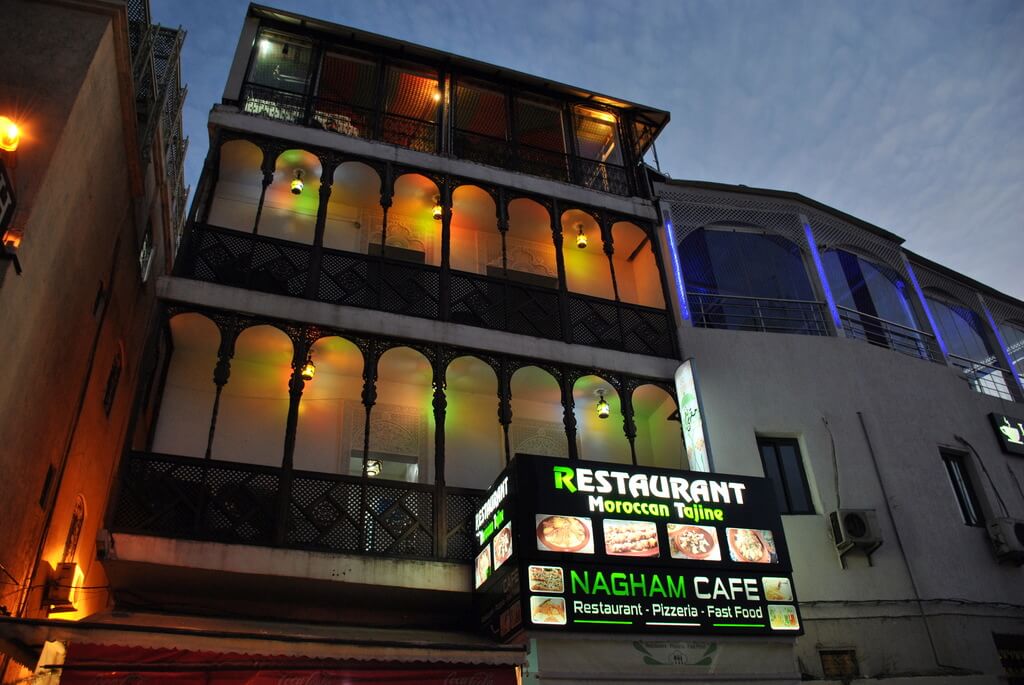 Edificio del Nagham Café