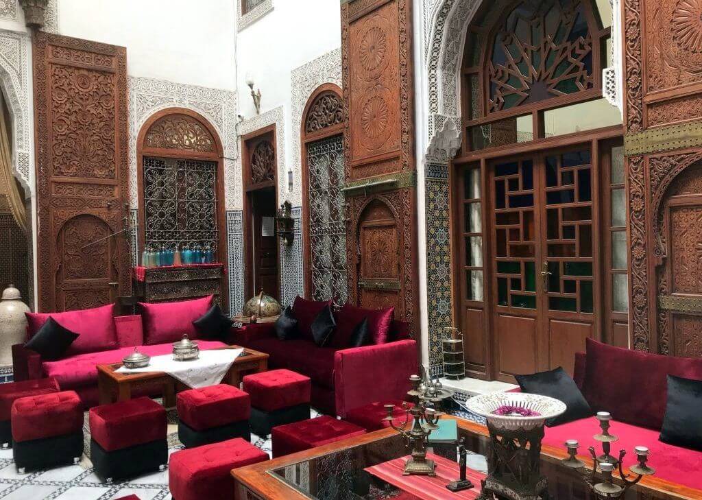 Lobby del Riad Damia