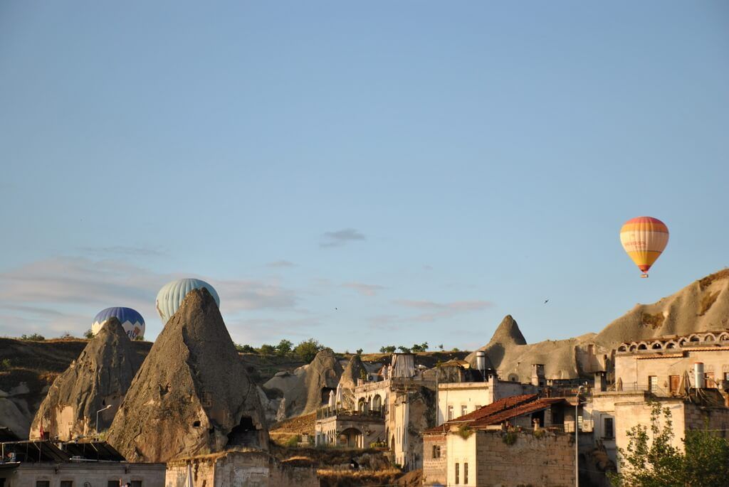 Globos sobrevolando Capadocia