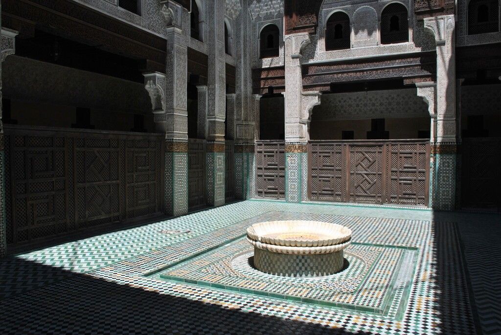 Interior Madrasa Bou Inania