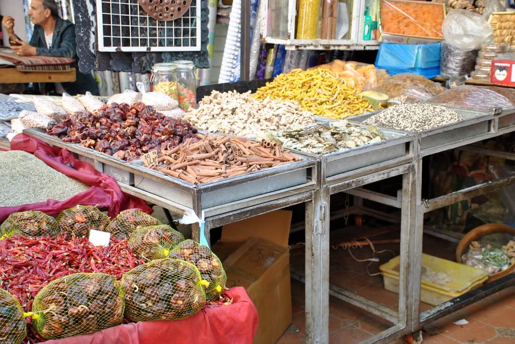 Puesto de especias, mellah de Meknes