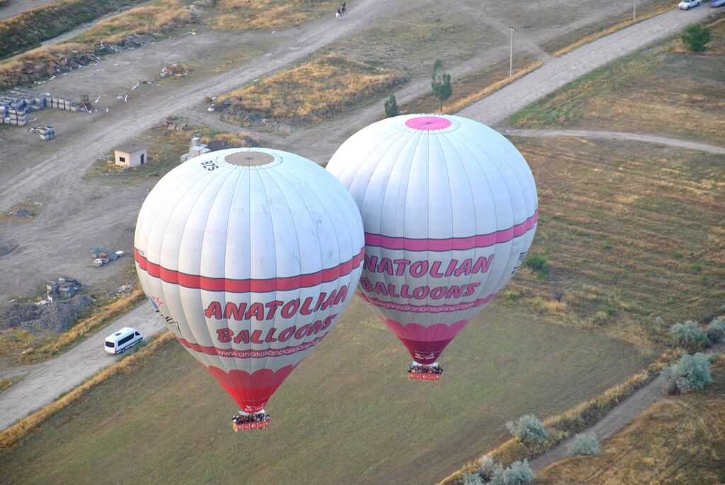 Volando en globo en Capadocia