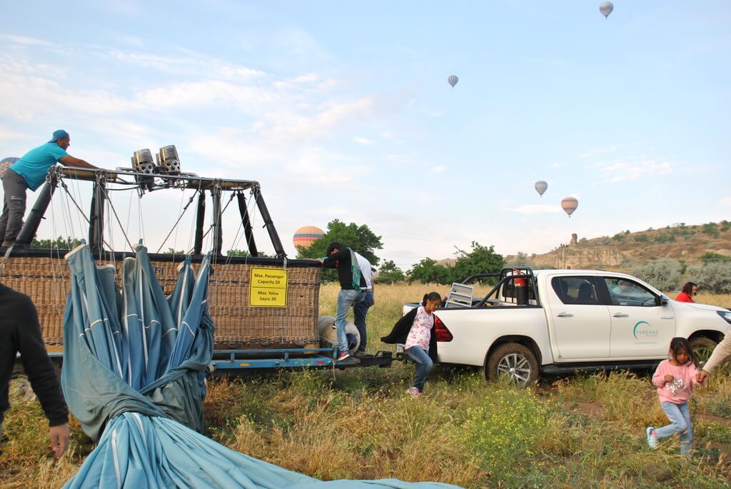 Bajamos del globo