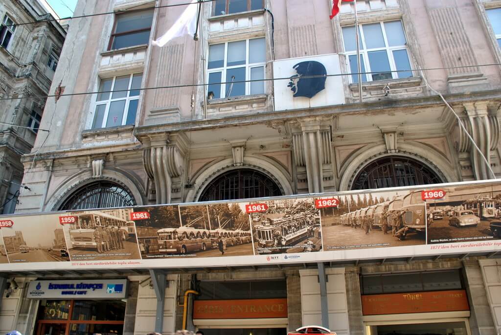 Estación de llegada. Funicular Tünel