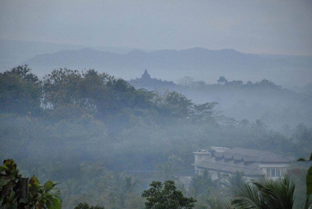 amanecer en Borobudur