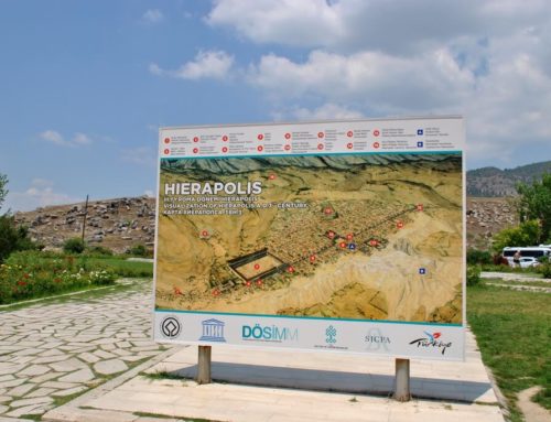 Las ruinas de la antigua Hierápolis