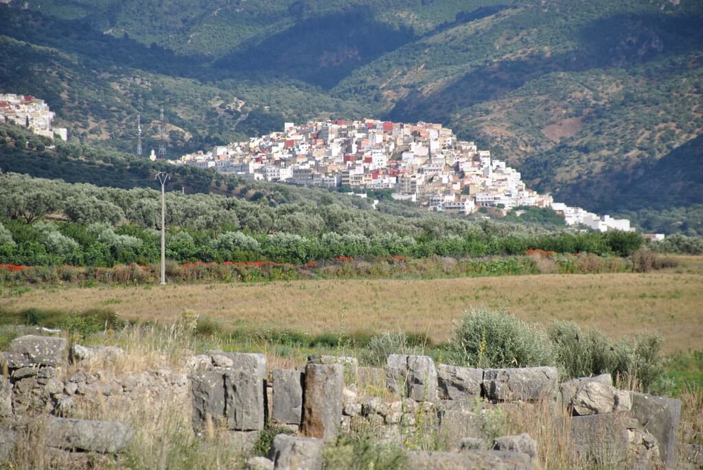 vistas desde Volubilis