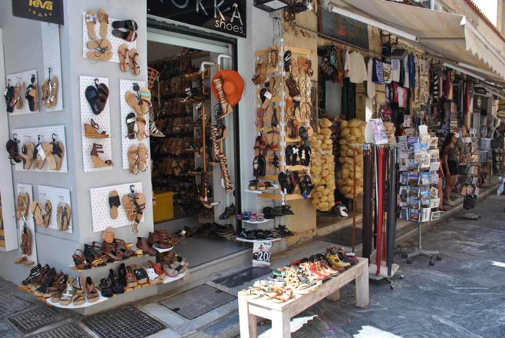 Una tienda en Plaka