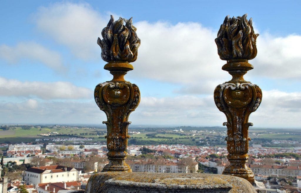 Vistas desde la azotea de la Catedral de Évora