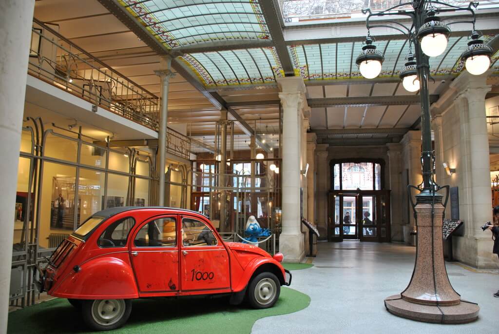 Hall de entrada al Museo del Cómic