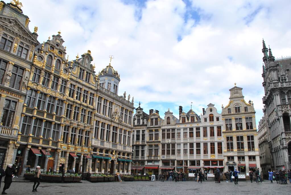 Preciosos edificios de la Grand Place