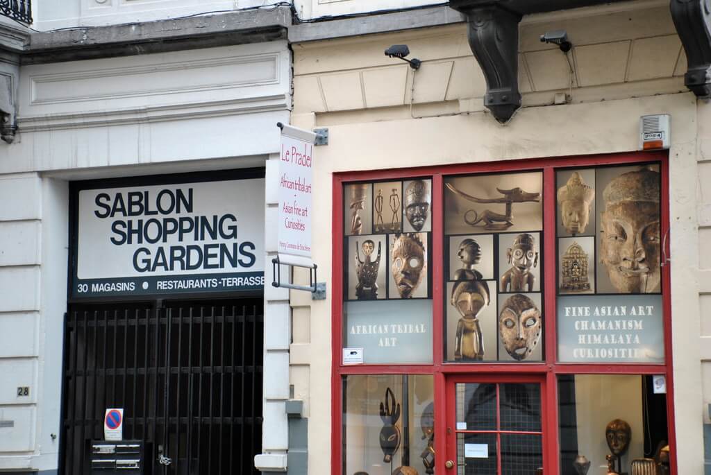 Tienda de antigüedades en Les Marolles