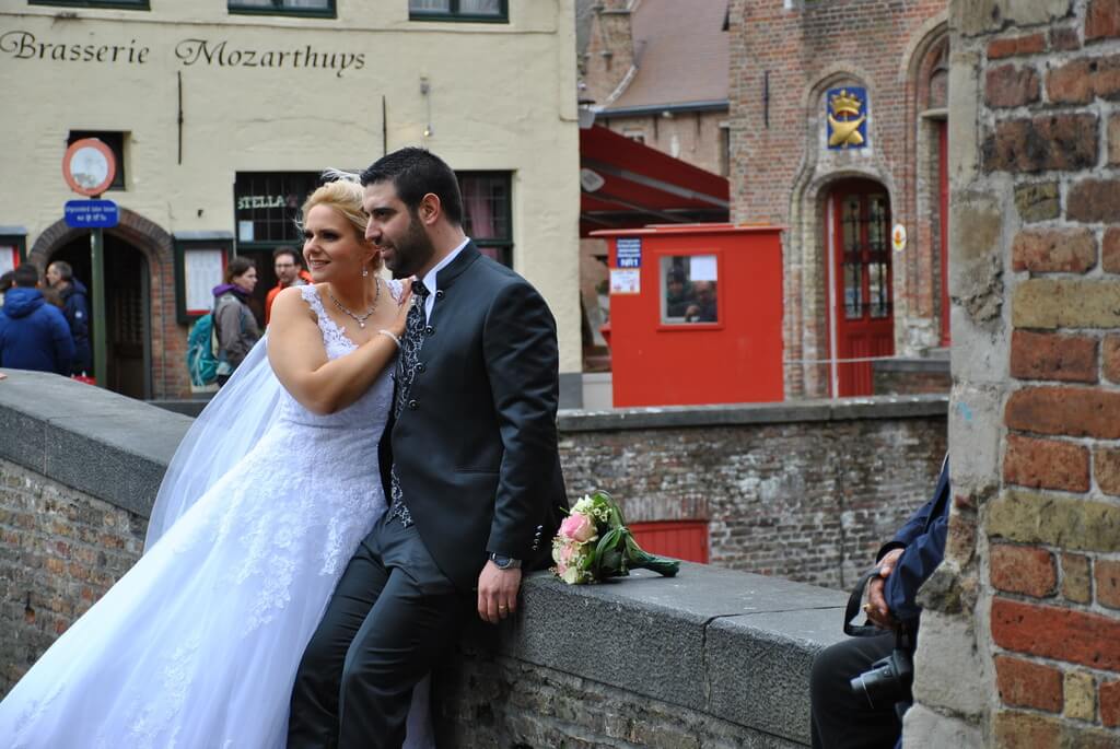 Reportaje de boda junto al Callejón del asno ciego