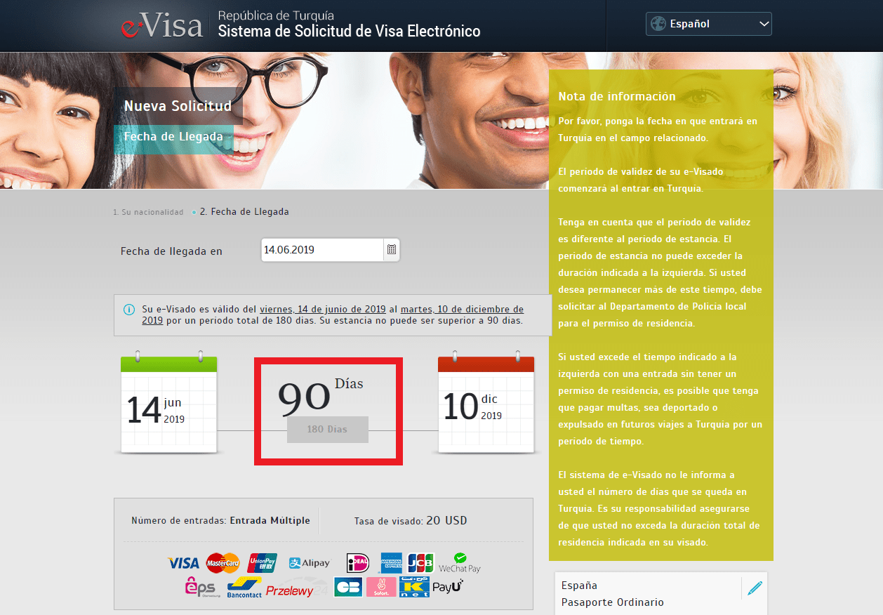 cómo solicitar el visado para viajar a Turquía