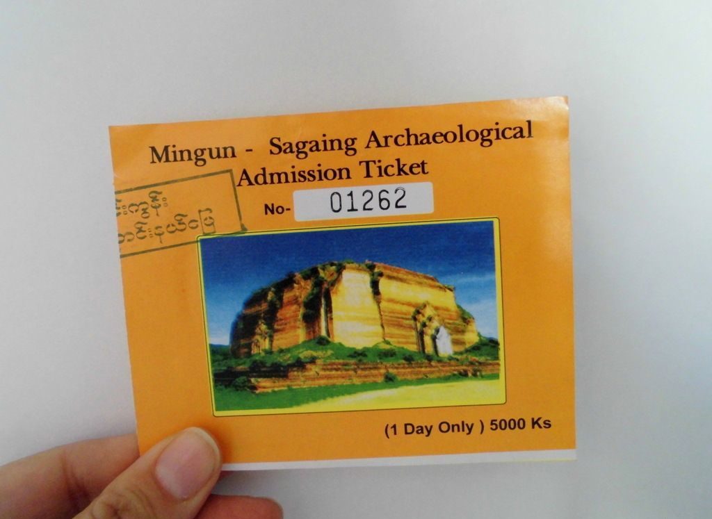 Ticket Mingun - Sagaing