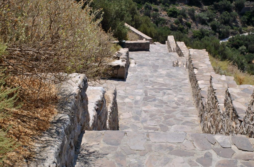 Escaleras de acceso a las catacumbas