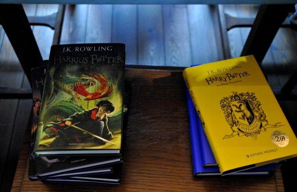 Libros de Harry Potter en la librería