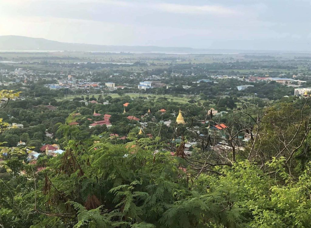 Vistas de Mandalay desde la cima